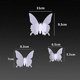 thumbnail image 4 of 24 piezas 3d espejo efecto mariposa pared pegatina arte decoración calcomanías para decoración del hogar o decoración de fiesta (azul). Afortunado Sencillez, 4 of 4