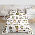 thumbnail image 2 of Feelyou Bass Fish Animal Full Size Comforter Sets, Farmhouse Fishing Bedding Sets, 3pcs, 2 of 8