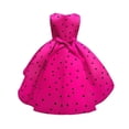 thumbnail image 2 of Girls Party Dress Princess Formal Costumes Toddlers Polka Dot Skirt Vintage Bow Dress, 2 of 6