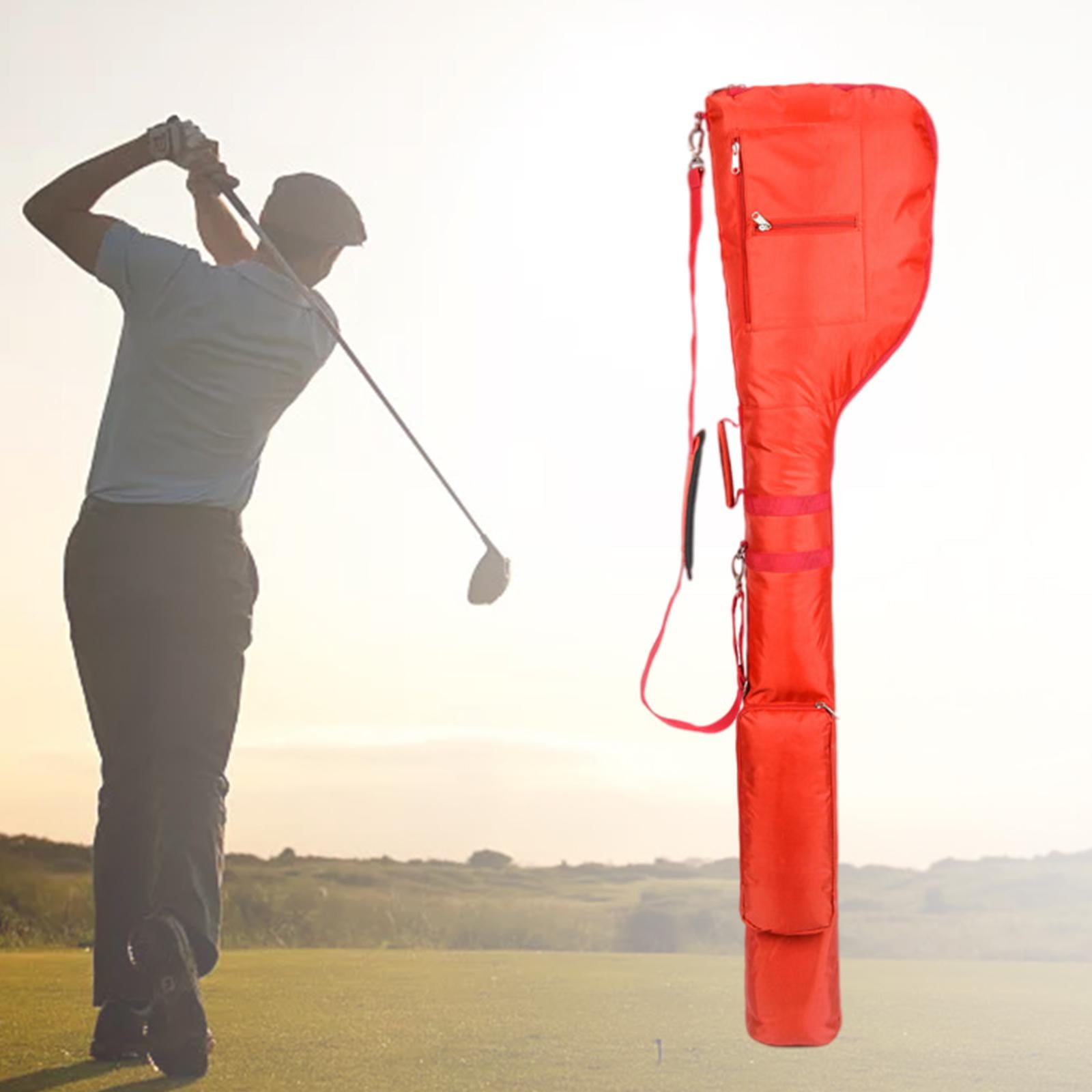 harayaa Golf Sunday Pencil Three Pockets Club Carry Bags Lightweight Zippered Waterproof
