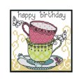thumbnail image 1 of Cuadros Decorativos Kit de punto de cruz de taza de té 14CT sello bordado DIY costura (J356 15x14cm) Ehuebsd embutido en tela, 1 of 9