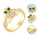 thumbnail image 1 of Adies Fashion Square Diamond Diamond Ring Fashion Creative Ring Jewelry Wmkox8yii shlkj925, 1 of 1