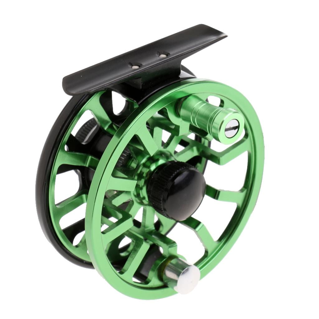 Aluminum Fly Fishing Reel 5/6WF Left/Right Hand CNC Machined Fly Reels Green 