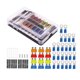 thumbnail image 1 of Kit de caja de fusibles de 12 circuitos Bloque de 12 V, con indicador LED negativo marino para coche, barco, caravana, camión, CC de 12 a 24 V, 1 of 5