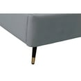 thumbnail image 6 of Manhattan Comfort Crosby King-Size Bed with Solid Wood Frame in Gray, 6 of 9