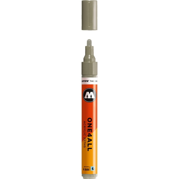 Molotow ONE4ALL Pump Marker - Gray Color Family, Stone Grey Middle 264, 4mm