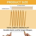 thumbnail image 5 of Camping Tarp Poles - Set of 2, Adjustable Aluminum Telescoping Tent Poles for Tarps, Canopy & Awning - Heavy Duty Collapsible Pole- Extends 14.1 ft, Shrinks to 14.8 inch, t - Caravan & Beach Shade, 5 of 9