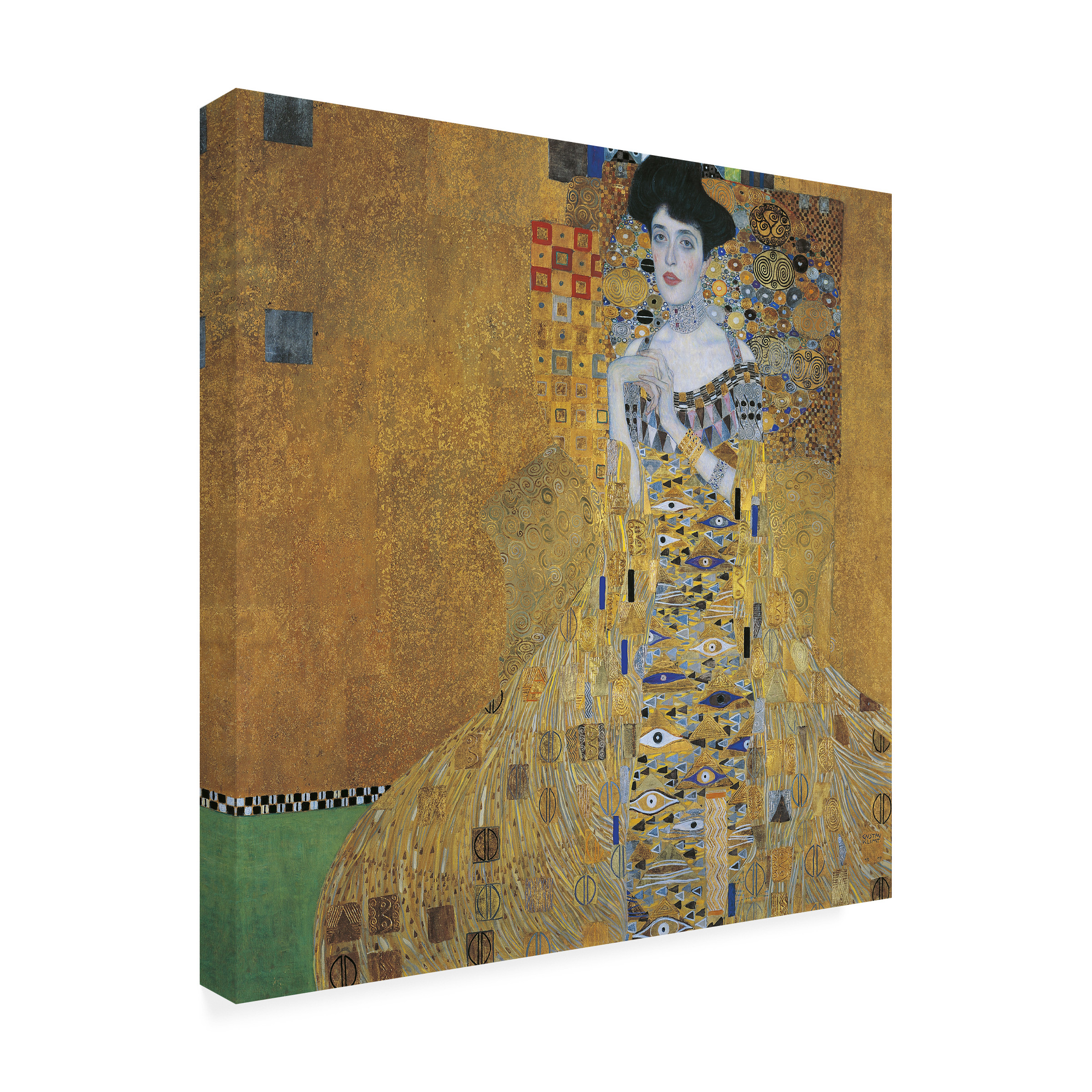 Trademark Fine Art "Portrait of Adele Bloch-Bauer I" Canvas Art by Gustav Klimt