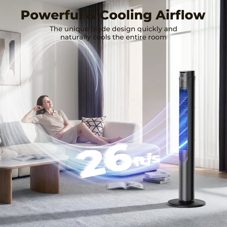 Patbrela 41-Inch Tower Fan with LED Display photo 4