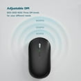 thumbnail image 3 of 2.4G Wireless Mouse with Magnetic Plate, 3 Adjustable DPI Level, Ultra-Thin Silent Computer Mouse, 3 of 7