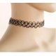 thumbnail image 1 of Collar, pulsera y anillo con hilo de pescar trenzado con tatuaje hueco y joyería vintage, 1 of 6