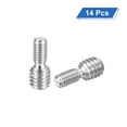 thumbnail image 3 of Uxcell 14Pack M4x8mm to M6x6mm Double End Threaded Stud 304 Stainless Steel Rods, 3 of 6