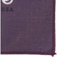 thumbnail image 3 of American Made Grape/Plum Western Paisley Bandana - Single Piece 22x22, 3 of 3