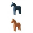 thumbnail image 1 of 2 Figuritas De Estatua De Caballo De Madera Pequeñas Para Decoración De Café De Escritorio De Oficina, 1 of 6