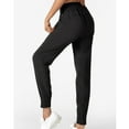 thumbnail image 4 of SWSMCLT Women's Yoga Pants Gym Casual Comfy Hiking Thin Long Sweatpants Jogger Slim Fit Stretch Elastic Waist Joggers Black 12, 4 of 4