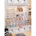 thumbnail image 1 of 1pc Transparent Acrylic Dustproof Drawer Storage Box With 6/9/12 Compartments For Desk, Jewelry And Office Supplies Organizer, 1 of 5
