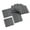 Grey, variant on Outsunny WPC Interlocking Deck Tiles, 11 Pack Outdoor Tiles, Grey