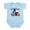 Sky Blue, variant on CafePress - God Bless Texas Body Suit - Baby Light Bodysuit, Size Newborn - 24 Months