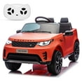 thumbnail image 1 of Licensed Land Rover 12V Kids Electric Ride-On Car – Battery-Powered Toy Vehicle with Remote Control, LED Lights, Music & Spring Suspension, 1 of 18