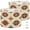 Color 4, variant on Boho Drum Lampshades 13"x13"x10" Botanical Floral Elegant Greenery Gold Accents Black Light Shade for Table Lamps Floor Lamp Shades Replacement Assembly Required