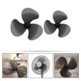 thumbnail image 4 of Milisten 2pcs Electric Fan Blade Replacement 3-leaves Fan Blade Standing Fan Repairing Part Supply, 4 of 5
