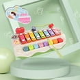 thumbnail image 2 of Baby Musical Toy Hammering Pounding Boy Girl + Birthday Gift Green, 2 of 7