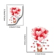 thumbnail image 3 of YingYouFu Valentines Day Stickers Set Lovely Patterns for Doors Windows Walls Home Party Atmosphere Decorations, 3 of 6