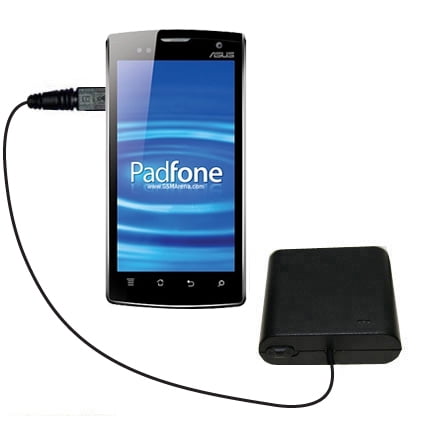 Portable Emergency AA Battery Charger Extender suitable for the Asus PadFone - with Gomadic Brand TipExchange Technology Portable Emergency AA Battery Charger Extender suitable for the Asus PadFone - with Gomadic Brand TipExchange Technology