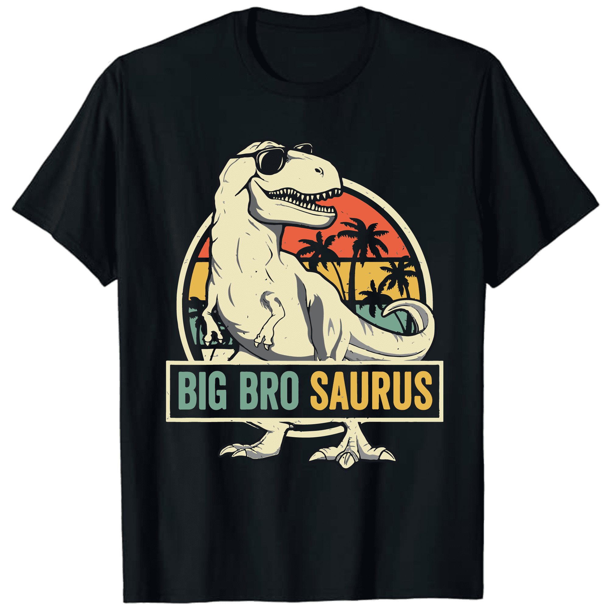 Big Bro Saurus Graphic T-Shirt for Boys T-Shirt Size 8 - Walmart.com