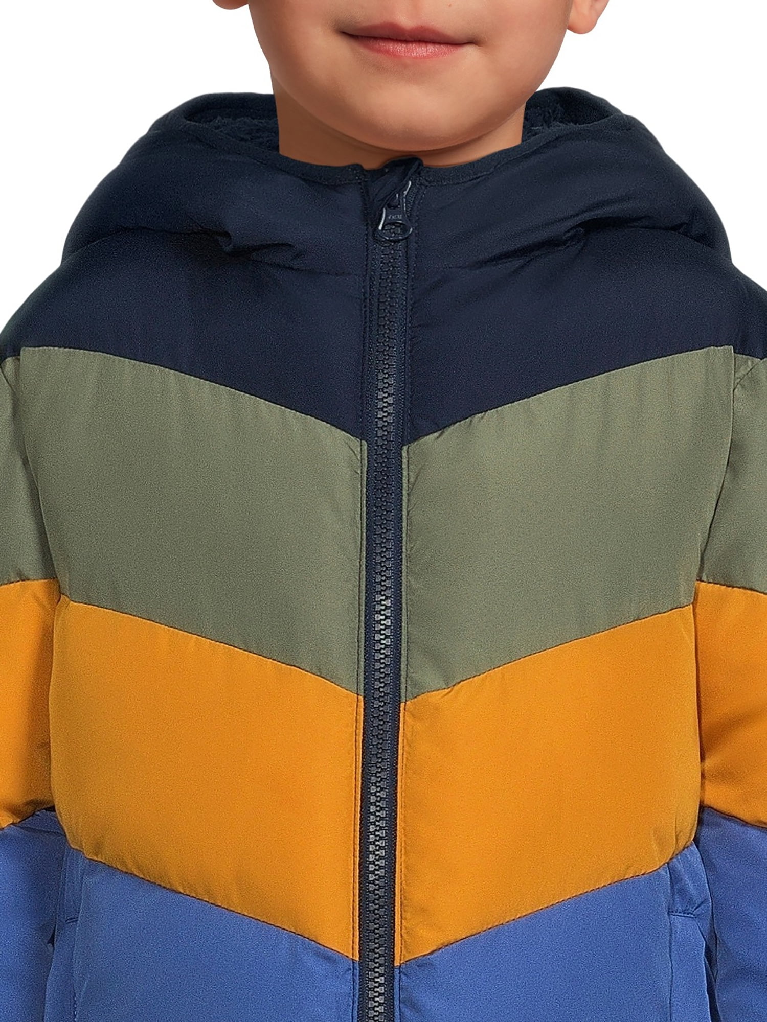 Swiss Tech Baby and Toddler Boy Heavyweight Puffer Jacket, Sizes 12M-5T