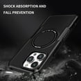 thumbnail image 2 of Nalacover for iPhone 15 Pro Max Case, Military Grade Drop Protection,Skin-Friendly Compatible with MagSafe Silicone & PC Double Layer Protection Shockproof Cover For iPhone 15 Pro Max, Black, 2 of 10