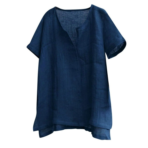 pstuiky camisetas camisas para hombre, Blusa informal de manga corta con cuello alto y color liso para hombre camisas casuales para hombre xxxxxl