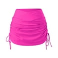 thumbnail image 6 of Swim Skirts For Women Tankini Bottoms Drawstring High Waisted Shorts Ruched Swimsuits,Size XXL, 6 of 9