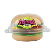 ORB Stretchee Foodz - Secret Menu 3 Pack - Mix and Match, Stretch, and Even Squeeze This Hamburger and Sandwich Trio for Stress Relief - Original Sensory/Fidget Play Food Toys for Kids and Adults