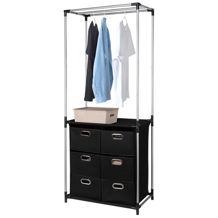 Closet Storage Organizer with 6 Storage Drawers, Garment ...