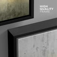 thumbnail image 4 of wall26 Canvas Print Wall Art Gold, Gray &amp; Black Abstract Landscape Geometric Shapes Illustrations Modern Art Alternative Dramatic Multicolor Dark for Living Room, Bedroom, Office - 24"x36&qu, 4 of 5