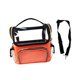 thumbnail image 3 of Bolsa de viaje para cosméticos, transparente, soporte para brochas de maquillaje, estuche de maquillaje profesional portátil de gran capacidad, estuch rojo anaranjado, 3 of 10