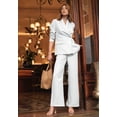 thumbnail image 2 of Jessica London Women's Plus Size Bi-Stretch Wide Leg Pant, 2 of 4
