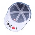 thumbnail image 3 of Kids Adjustable Ball Hat Baby Boy Girl Winter Warm Baseball Cap Breathable Letter Embroidery Visors Hats, 3 of 6