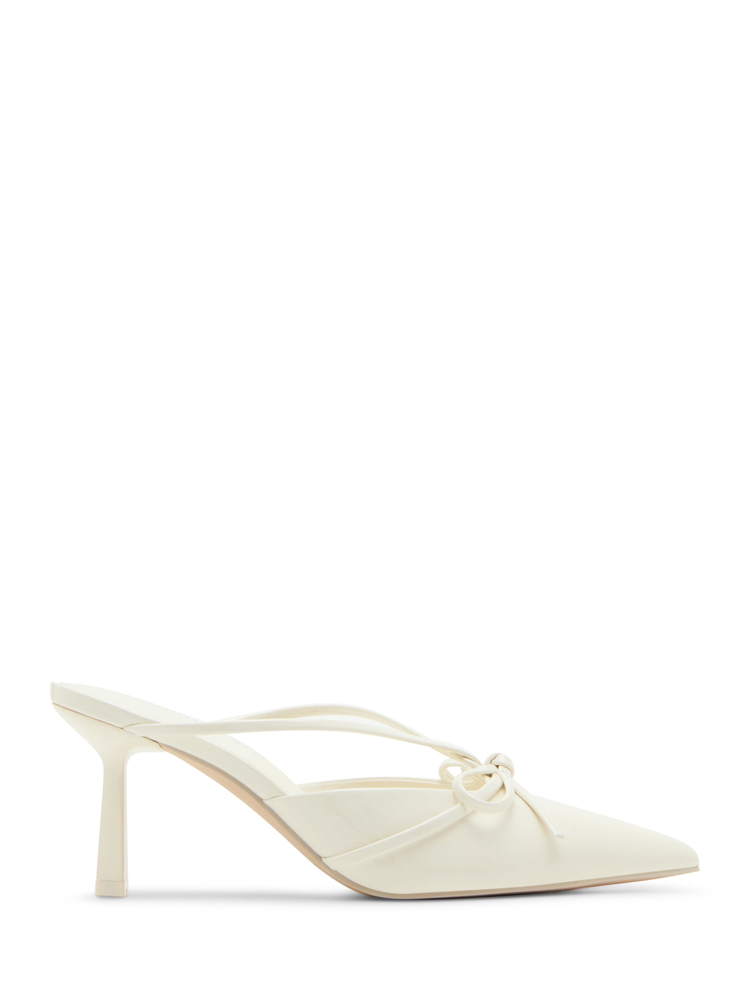 Madden Girl Women's Bells Slide On Strappy Heeled Mule