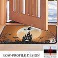 thumbnail image 3 of Horror Pumpkin Ghost Non-Slip Welcome Mats 30x17 Inch Happy Halloween Absorbing Door Mats Switch Rug for Entryway Porch Entryway Bathroom, 3 of 7