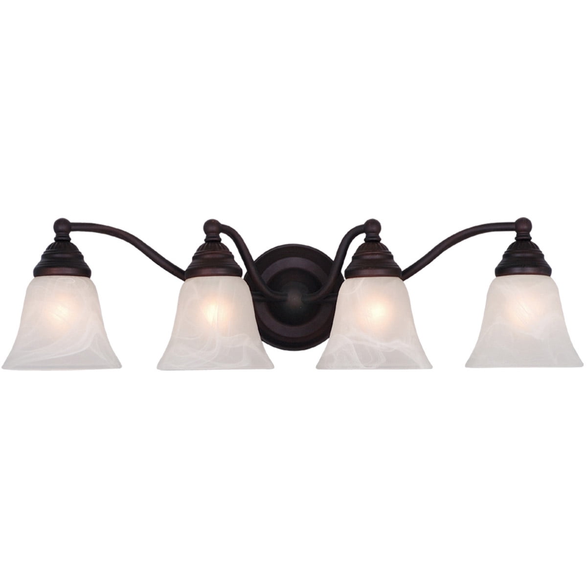 Bathroom Vanity 4 Light Fixtures With Oil Burnished Bronze Finish Steel