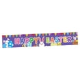 thumbnail image 1 of Pancarta de Pascua feliz, pancarta de fiesta temática de Pascua, pancarta de conejo, decoración de letrero de Pascua para vacaciones, ventana Estilo D, 1 of 6
