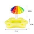 Inflatable Tree And Small Umbrella Ice Tray Fourhole Cup, Water