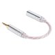thumbnail image 4 of Cable adaptador de audio macho a hembra, adaptador de cable de conversión de auriculares para ZX300A HiFiman, macho equilibrado de 2,5 mm a hembra equilibrada de 3,5 mm, 4 of 9