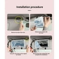thumbnail image 2 of Mirror Led pour Voiture avec Tactile et 3 Modes d'Éclairage Rechargeable Compatible avec Tous Cars Blanc, 2 of 9