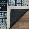 thumbnail image 4 of SAFAVIEH Classic Vintage Clarette Chevron Bordered Runner Rug, Navy/Light Blue, 2'3" x 8', 4 of 7
