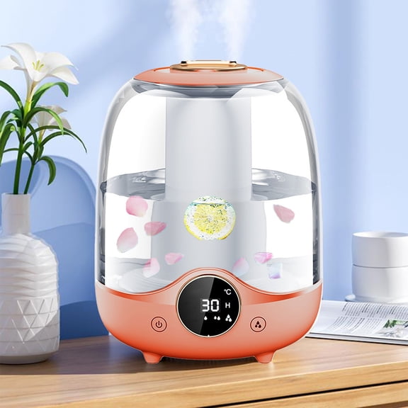pvdgvd 3L Cool Mist Humidifier for Bedroom Large Room, Lasting Up to 10 Hours with Colorful Light, Oil Diffuser & Auto Shut Off, Ideal for Family Plants Nursery Home Use