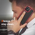 thumbnail image 3 of For iphone 15 Case, Dual Layer Heavy Duty Protective Phone Cases for iphone 15 New, Red, 3 of 14