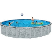 Heritage 27' x 52" Illusion Steel Wall Above Ground Swimming Pool